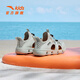 ANTA Children's Sandals Boys' Shoes 2025 Summer New Outdoor River Tracing Baotou One-Step Anti-Slip Beach Shoes Fairy Green-1 31 Shoe Inner Length 19.5cm