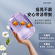 
Xinmeiya Microwave lunch box Student lunch box Cluster Bento box Glass fresh box Insulation bag with lunch box Office worker Smoked purple + tableware + insulation bag - 3 grid 1050ml