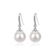 Qlady imitation pearl earrings, feminine, high-end, silver earrings, earrings, 2025 earrings, birthday gift for wife