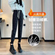 Warm Winter Duck Down Pants Women's Outerwear Winter 2025 New Thickened Harlan White Duck Down Fashionable Plush Cotton Pants Martin Boot Pants Black M 80-100Jin Jin is equal to 0.5 kg