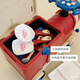 Yunya Children's House Playing Kitchen Cooking Set Can Riding Sliding Train Deformed Storage Boy and Girls' Birthday Gifts [Doctor's Model] Three-in-one Multi-functional Train