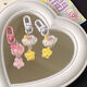 [Internet Celebrity Hot Product] Luminous Cloud Keychain Decoration File Flash Cloud Keychain étudiant meilleur ami Luminous Cloud Keychain * 1 Package