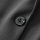 Shandubila 2025 Spring and Autumn Blazer Feminine Commuting One-Button Metal Label Fake Pocket Suit Dark Gray S