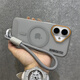 
Mifushi Applicable to Apple 16 mobile phone case Titanium gray magnetic soft sand iphone16promax new translucent 15pro premium 14 hard shell 13 matte 16plus ultra-thin protective case matte hard shell magnetic [titanium gray] + gray bracelet iPhone 16