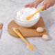 Learn Kitchen Silicone Scraper Cake Butter Batter Egg Yolk Crisp Scraper Spatula Egg White Cream Mixing Knife High Temperature Resistant Spatula
