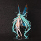 Babe Ai Hatsune Miku figure peripheral miku beautiful girl two-dimensional model chassis ornaments for friends birthday gift Hatsune Butterfly Hime [34cm]
