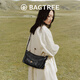 
BAGTREE [Same Model in Celebrity] Bag Tree Milk Box Bag Vegetable Tanned Cowhide New One-Shoulder Crossbody Girls Bag Pillow Hobo Bag Caramel Color-Medium High-end Niche Birthday Gift Women