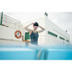 Decathlon swimming mesh swimming cap breathable adult black head circumference 56cm new and old models shipped randomly 1681552