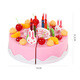
[70% new] Beinshi children's educational toys, fruit cake chewy, simulated playhouse toy set 699-3 powders