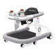 Habik Walker O-leg Baby Multifunktions Handschusse Anti-Rolling-Baby kann das Auto zum Auto fahren oder schieben. Upgrade -Version - Rot [Musiktbox -Spielzeug + Essschild]