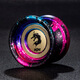 Feilijie yo-yo professional competition fancy yoyo ball dead sleep alloy metal yo-yo children's toy boy gift black pink blue flying dragon (10 ropes free)