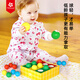 Pinwheel蘑菇钉拼图益智玩具大颗粒动手能力训练儿童桌游礼物  圣诞波波球