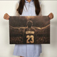 Yixin Winnie NBA Star Star Poster Basketball Poster Vintage Poster Schlafsaal Schlafzimmer Dekoration Gemälde Wandaufkleber Kraftpapier Aufkleber H826-u Style 51*35,5 cm kaufen 6 kostenlos 1