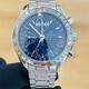 [Second-Hand 99 New] Omega (Omega) Speedmaster Series Automatic Mechanical Men's Watch Luminous Datum Chronographen Chronograph Multifunktionswache Edelstahl Männer Luxus Uhr Dunkelblaue Scheibe 39mm Stahlgürtel 3523.80.00 Single Watch