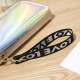 New women's long wallet double zipper mobile phone bag student laser wallet large capacity clutch soft coin wallet yellow