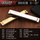 Oriental Ding allemand Gong Importé Oriental Ding harmonica adulte 28 trous polyphonique / accent Performance de niveau adulte débutant adulte 28 trous Golden Accent C-ton [Tone épais]