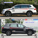 Cang plastic is suitable for Tiguan L car body stickers, Volkswagen Tiguan L car stickers, personalized car stickers, body color strip stickers, TG13Y silver gray gold KK material