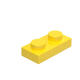 Pièces de blocs de construction XunMeng compatibles avec les petites particules LEGO 3023/6225 BASE BLOCK BLOCAD BLOIDET PUBLISSE PUBLISSE BLANC -5PCS