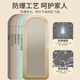Dexu full-body mirror home floor-standing mirror Internet celebrity dressing mirror ins style fitting mirror for girls bedroom makeup special mirror white 150*40cm [wall style]