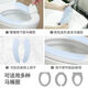 Kuanmian toilet seat winter household toilet sticker adhesive toilet pad toilet seat toilet seat 5 pairs pack washable repeatable universal type
