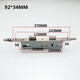
Shantoulin Village Hand locking broken bridge aluminum swing door lock body aluminum alloy multi-point door lock 8530-34-40-45 lock body 92*3034 White 9230 Total length 270 35-45MM Universal type without key
