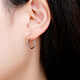 Jamie PT950 platinum earrings simple style pt950 platinum round earrings as a gift for my wife and girlfriend - a pair of platinum earrings