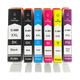 Mengxiang adecuado para Canon TS706 6160 8160 9560 8260 TR7560 8660 Cartucho de tinta de impresora PGI-680/CLI-681 Cartucho de tinta [6 conjunto de colores]