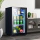 SAST ice bar refrigerator European style constant temperature wine cabinet office hotel home refrigerator mini small single door gaming tea preservation cabinet display sample beverage medicine cabinet 90 liters white bile (fully refrigerated preservation + blue light + lock)