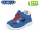 Dr. Jiang (DRKONG) [Summer Style] Sandals Soft Soled Front Shoes Summer Male Baby Sandals Blue Size 22 Suitable for Feet Length Approximately 12.7-13.2cm