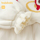 Balabala girls dress autumn and winter 2023 baby style skirt princess skirt fake two pieces sweet and cute 208423111001