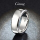 GsunG platinum men's ring PT950 wide-faced men's ring atmospheric glossy outer arc platinum ring for men. Priced by gram. Contact before bidding.