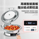 Tamara 304 stainless steel hydraulic buffet stove electric heating touch screen visual Buffy stove hotel insulation stove breakfast stove rectangular hydraulic single compartment 9 liters