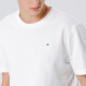 MARKLESS short-sleeved T-shirt men's summer loose round neck half-sleeved men's casual cotton bottoming shirt XB0656M white 175 (L)