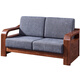 Guangming Möbel Massives Holzsofa Ecksofa Kombination Sofa Abnehmbar waschbarer Shuiquliu Sofa Modernes chinesisches Sofa 3884a Doppelte