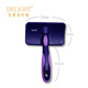 Delight's Ship's Notes Double Purple Star Pet Needle Comb Cat and Dog Hair Comb Teddy Open Knot Bichon Fluffy Hair Removal Comb Double Purple Star Soft Needle-(10*6 cm)