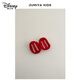 迪士尼（DISNEY）婴儿帽子袜子组合秋冬季过年新年满月百天宝宝红色胎帽新生儿男宝 小狮虎红红()帽子耳朵+地板袜 0-1岁帽围40-45袜长9厘米