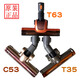 Lake Vakuumreinigerzubehör T3519-3 T63 T4026-3 T83 T55T35 Floor Pinsel Pinsel Saugkopf Ellbogen T3519 Körperbodenpinsel Haken/Stück Bemerkung Farbe