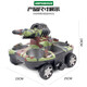 Feidule Children's Remote Tank Tank Ship Détormable Car Multi-fonction Amphibie Drift Water Jet RC Toy Car pour Aquatic et Land Utiliser 25 cm