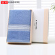 Gold Towel Pure Cotton Bath Towel Category A Adult Household Soft Water-Absorbent Skin Friendly Plain Bath Towel Gift Box 320g Blue