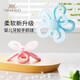 YEEHOO teething gum baby toy silicone can be boiled and chewed toy baby artifact to soothe the oral period Vapor phase gum. Soft and odorless pink