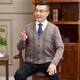 Hengyuanxiang Pure Cardigan Jacquard New Men's Winter plus épais bouton chaud Sweater Cardigan Pull pour hommes Camel L / 175 / 92A