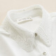 Luschnan White Lace Lace Slim Collar Sleeveless Shirt Women's Autumn New Slim Chiffon Top Fashion Base Shirt Beige L686 M