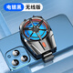 Ai Yingzhe radiator wireless air cooling is suitable for Apple Huawei Honor OPPO Xiaomi vivo Black Shark universal mobile phone cooling back clip adjustable charging model chicken eating artifact black charging model three-speed adjustment + wind cooling