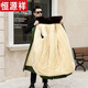 
Hengyuanxiang military green coat men's new style parka winter long cotton coat security work cold protection Northeast large cotton jacket thickened beige velvet inner liner [detachable] (long style) Small size XL [90-130Jin [Jin equals 0.5 kg]]