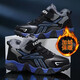 
Hongxing Tong Ke 2025 new boys' sneakers leather waterproof and non-slip children's shoes for spring and autumn mesh medium and large children's winter plus velvet running shoes 689 dark blue leather size 40