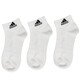 adidas adidas chaussettes de sports masculins chaussettes de course de sport masculines et femmes chaussettes noires chaussettes de basket-ball de basket-ball de basket-ball DZ9435 [paire triple blanche] S (22-24cm) (37-39 tailles)