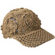 NZTK Baseball Cap Women's Summer Thin Hollow-Anschlusse für Frauen Sommer vielseitiger Strickhut modische und modische MT684 Gray 55-60 cm