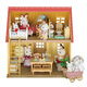 [70% neu] Senebeer Family Toys Kindergeschenk Mädchen spielen Haus Prinzessin Doll Spielzeug Schokoladen Kaninchen Muttermöbel Set 5014