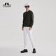 J. Linindeberg Shopping Mall gleich Frühling weiche Wolle Langarm Langarm gestrickter Strickjacke Pullover Männer 52243b001 K04 Jungle Green XS