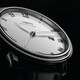 Lobinni Herrenwache Vollautomatisch mechanische Herren -Uhrengeschäft Einfacher Gürtel Waterdes Schweizer Stil Watch 12033 [Qualitätsauswahl] Silberschale Schwarzstahlgürtel